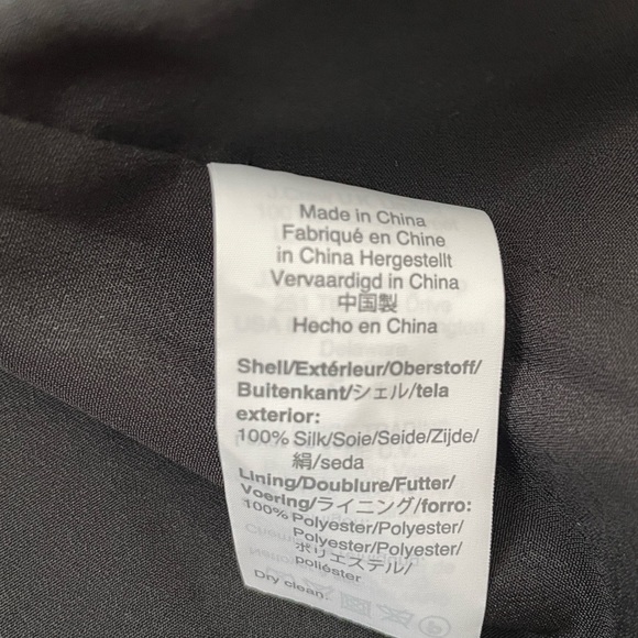 J. Crew Sosi Printed Silk Floral Spaghetti Strap Ruffle Dress Size 14 - Picture 9 of 9